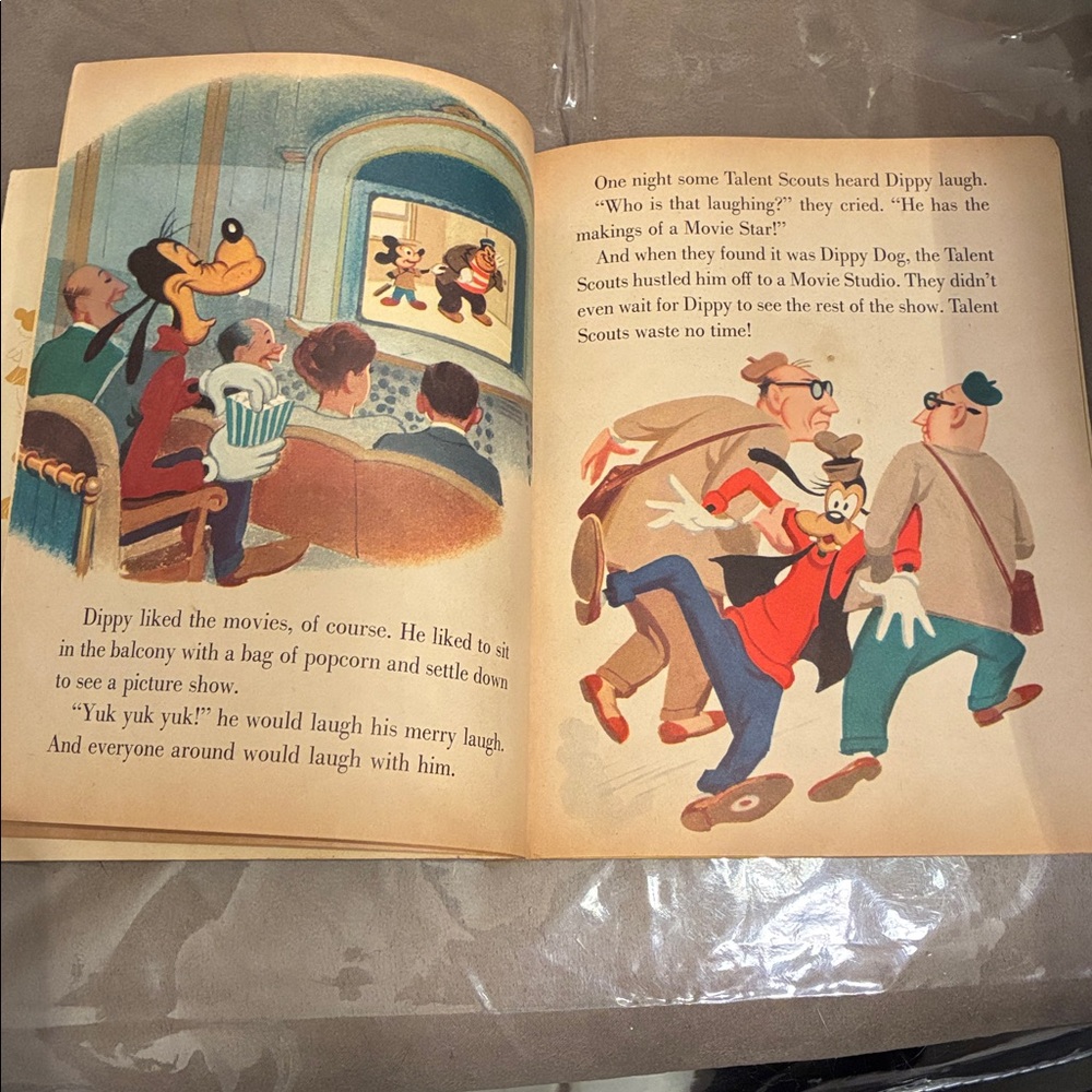 Vintage Disney Goofy Movie Star Book, Walt Disney Productions - Picture 5 of 13